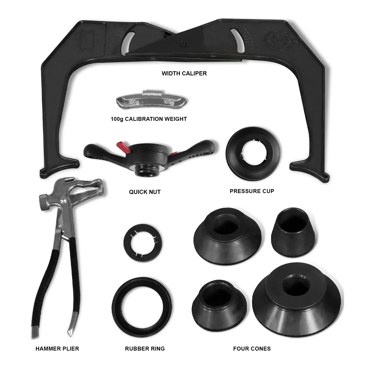 MechMaxx WB855 Wheel Balancer 10-24" Rim Car Tire Balancing Machine 40 mm Shaft New