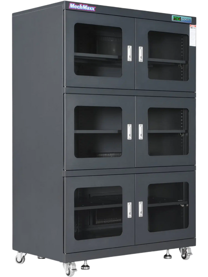 MechMaxx EDC1430C-6 Desiccator Cabinets 1430L ESD Electronic Dry Cabinet 1-10% RH Ultra-Low Humidity Storage New