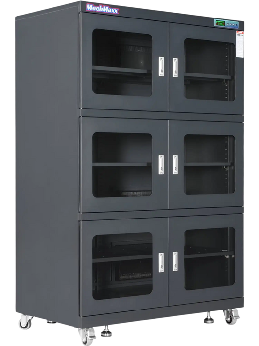 MechMaxx EDC1430C-6 Desiccator Cabinets 1430L ESD Electronic Dry Cabinet 1-10% RH Ultra-Low Humidity Storage New