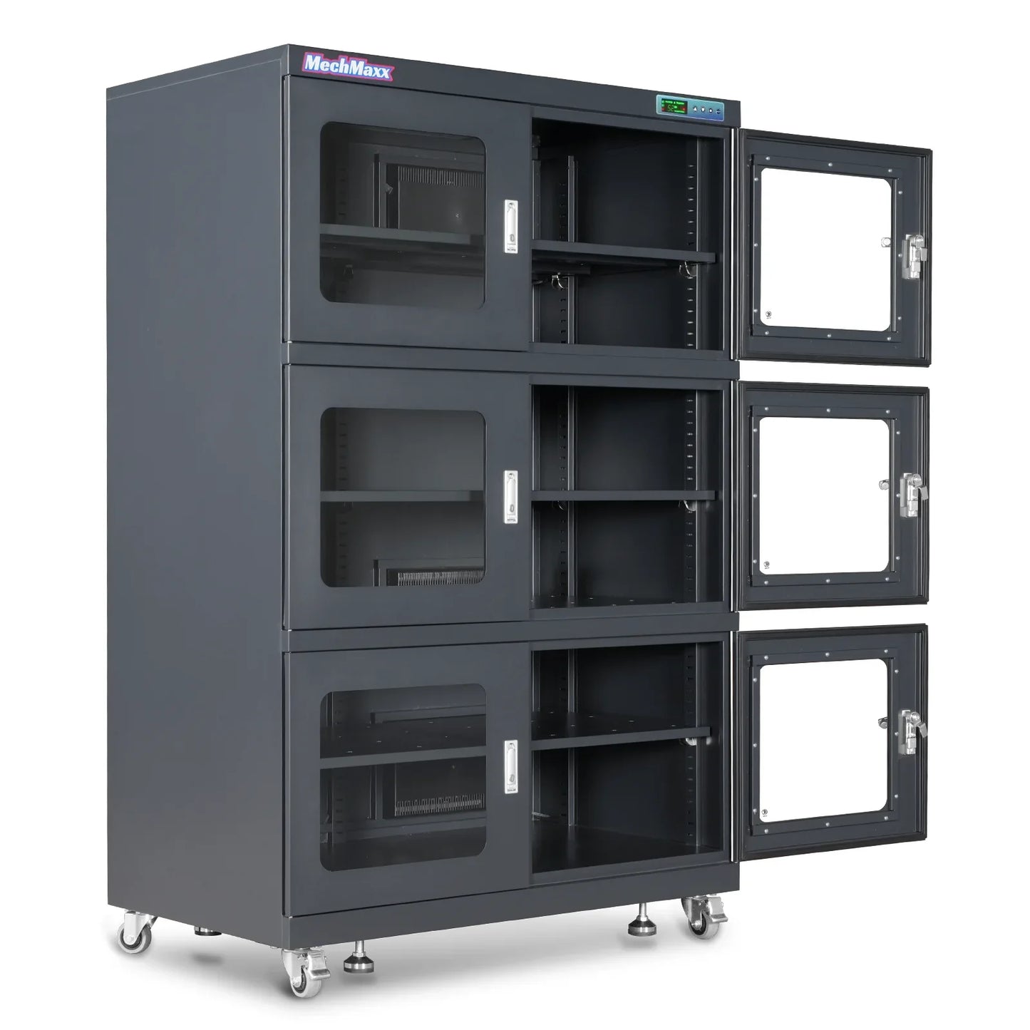 MechMaxx EDC1430C-6 Desiccator Cabinets 1430L ESD Electronic Dry Cabinet 1-10% RH Ultra-Low Humidity Storage New