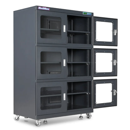 MechMaxx EDC1430C-6 Desiccator Cabinets 1430L ESD Electronic Dry Cabinet 1-10% RH Ultra-Low Humidity Storage New