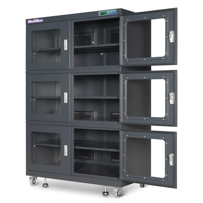MechMaxx EDC1430C-6 Desiccator Cabinets 1430L ESD Electronic Dry Cabinet 1-10% RH Ultra-Low Humidity Storage New