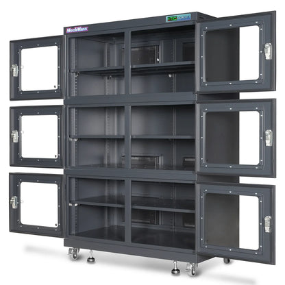 MechMaxx EDC1430C-6 Desiccator Cabinets 1430L ESD Electronic Dry Cabinet 1-10% RH Ultra-Low Humidity Storage New