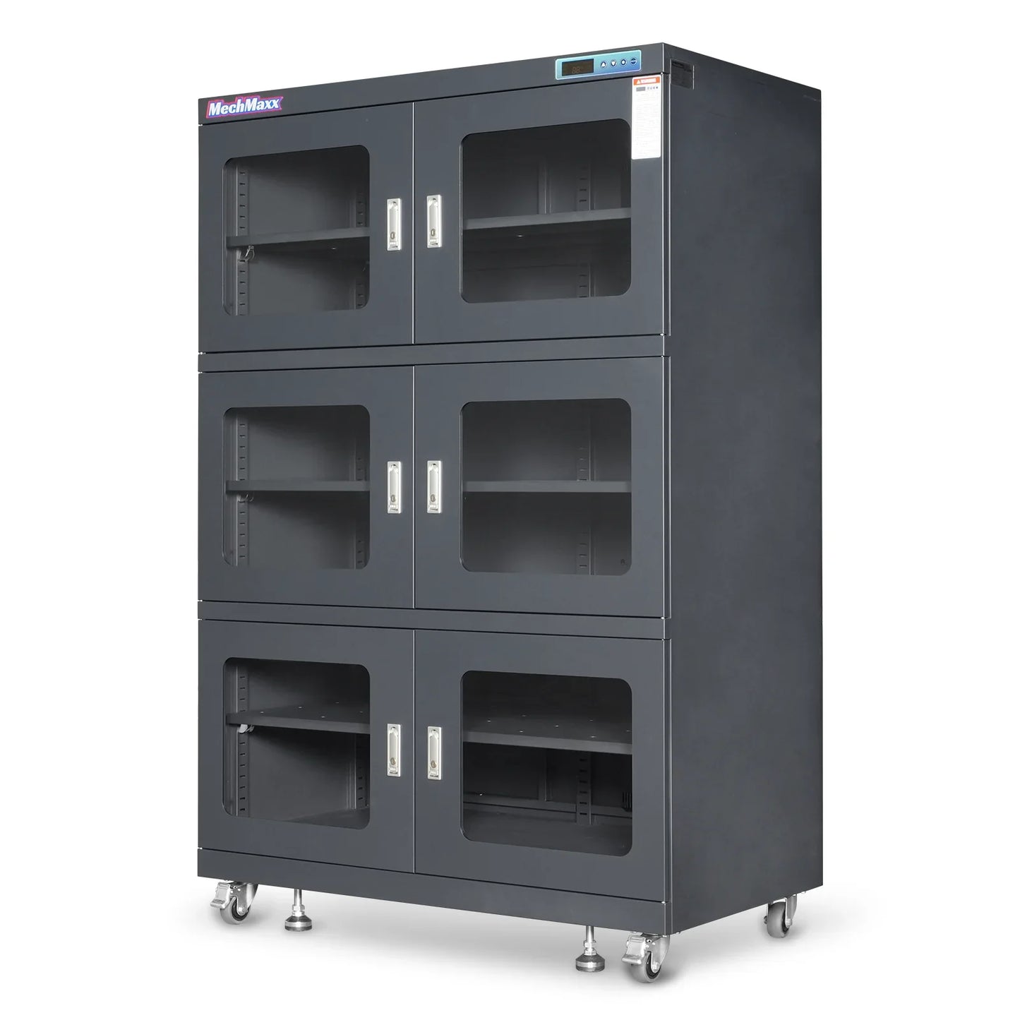 MechMaxx EDC1430A-6 Desiccator Cabinet 1430L ESD Electronic Dry Cabinet 20-60% RH Low Humidity Storage New