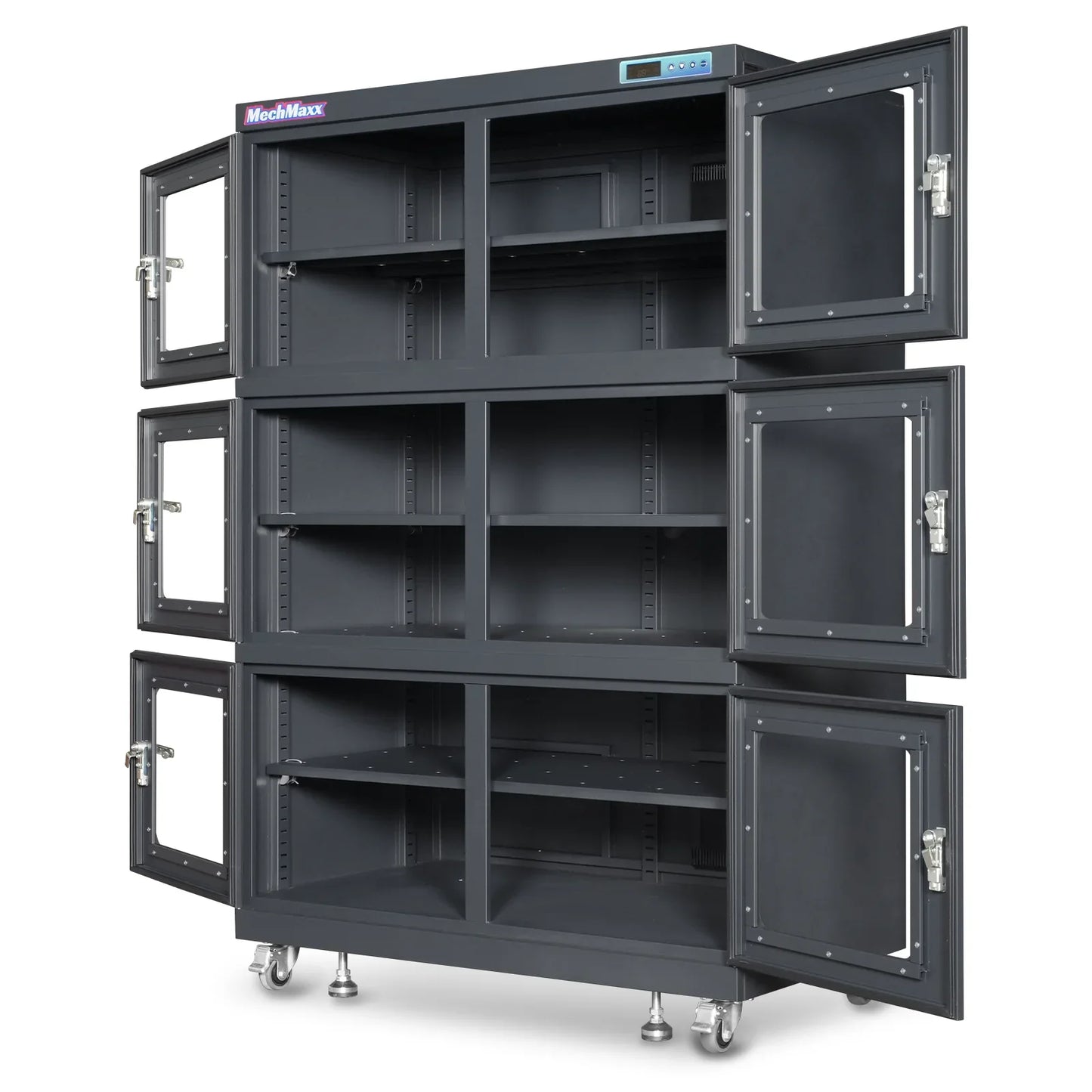 MechMaxx EDC1430A-6 Desiccator Cabinet 1430L ESD Electronic Dry Cabinet 20-60% RH Low Humidity Storage New