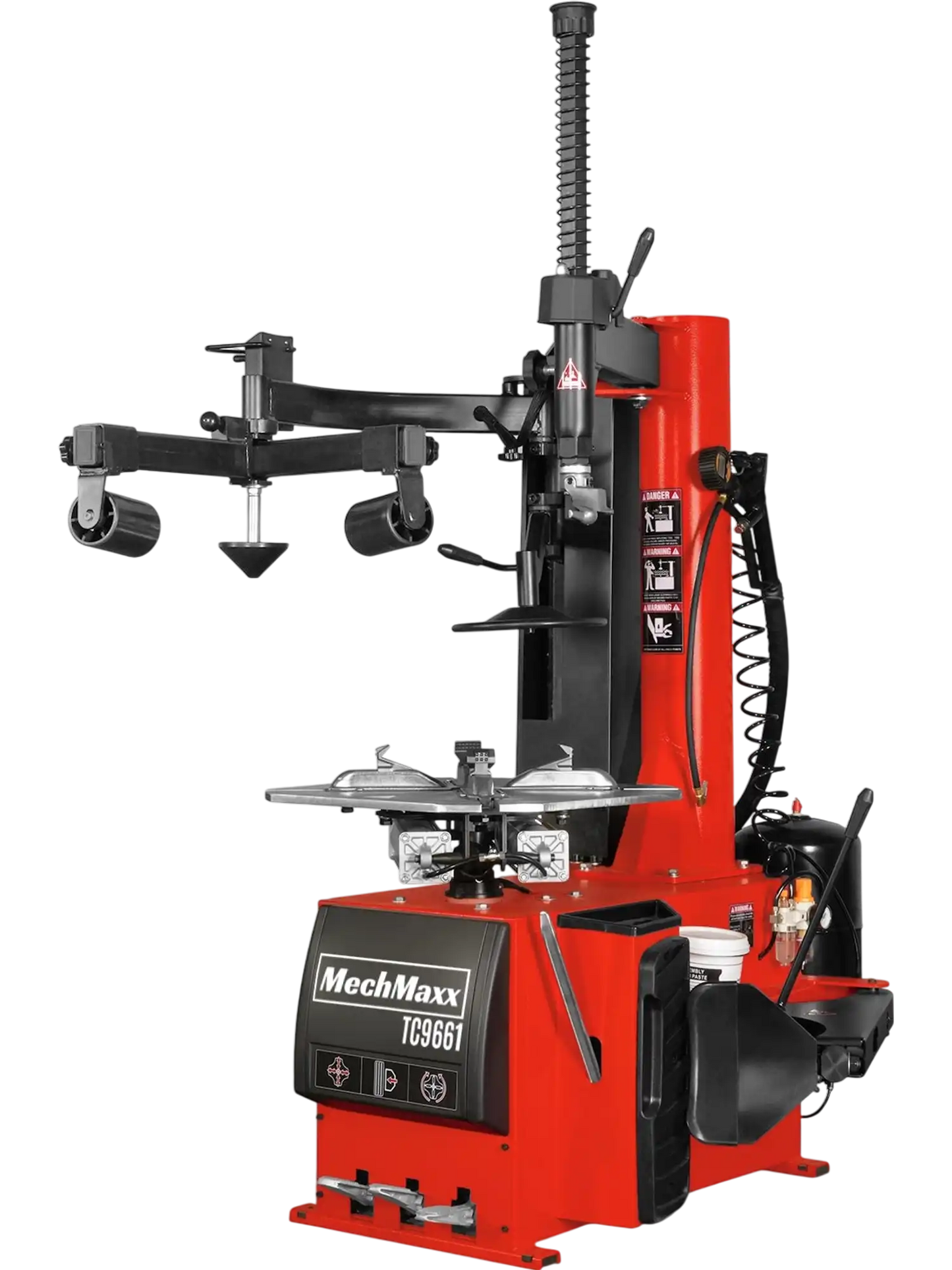 MechMaxx TC9661 Tire Changer 24" Rim Assist Arm Swing Arm Wheel Changer with Bead Blaster New