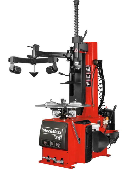 MechMaxx TC9661 Tire Changer 24" Rim Assist Arm Swing Arm Wheel Changer with Bead Blaster New