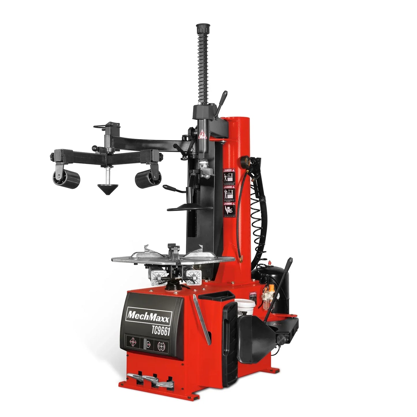 MechMaxx TC9661+WB857 Tire Changer 24" Rim Assist Arm Wheel Balancer Bundle New