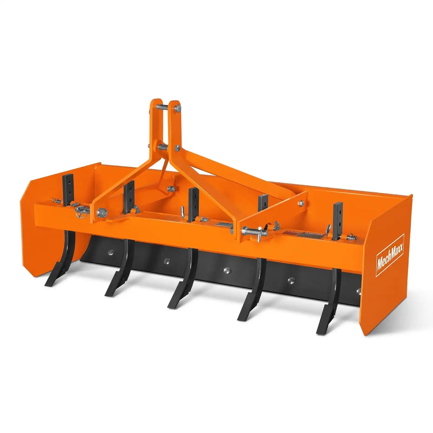 MechMaxx BB60 Box Blade Scraper 60" 5 Shank 3 Point Hitch Tractor Attachment New