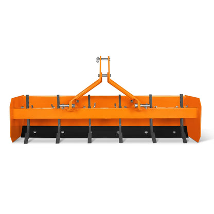 MechMaxx BB72 Box Blade Scraper 72" 6 Shanks 3 Point Hitch Tractor Attachment New