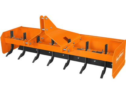 MechMaxx BB84 Box Blade Scraper 84" 7 Shanks 3 Point Hitch Tractor Attachment New