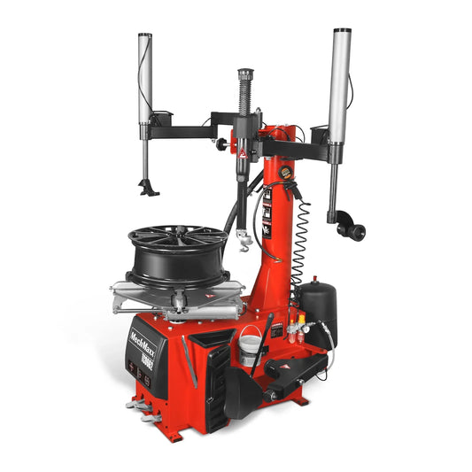 MechMaxx TC9662+WB855 Tire Changer 24" Rim Double Assist Arms Wheel Balancer Bundle New