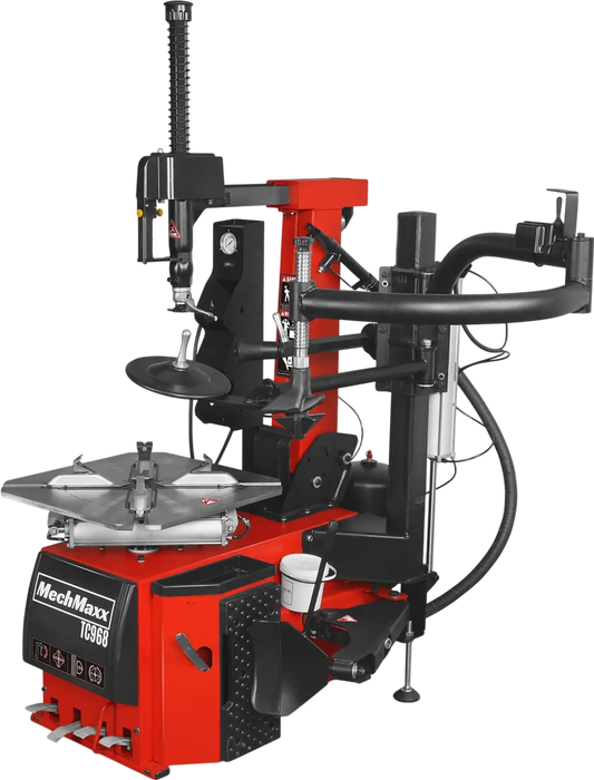 MechMaxx TC9682 Tire Changer High Performance Tilt Back Wheel Changer Multi-Function Assist Arm Bead Blaster New