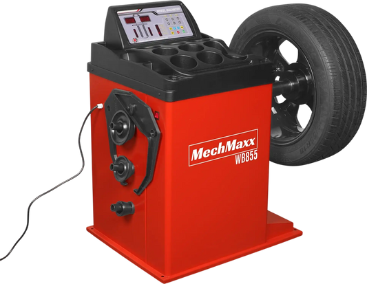 MechMaxx WB855 Wheel Balancer 10-24" Rim Car Tire Balancing Machine 40 mm Shaft New