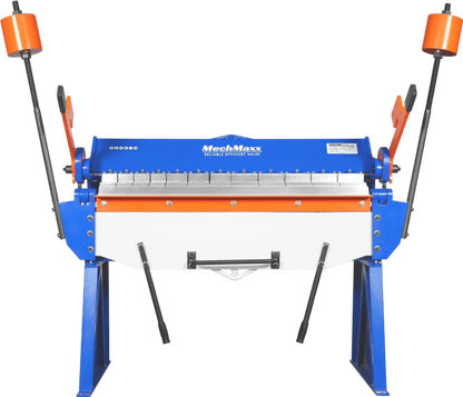 MechMaxx PB4812 Pan and Box Brake 48" Manual Heavy Duty 12 Gauge Mild Steel 135° Bending Angle Individual Bending Fingers New
