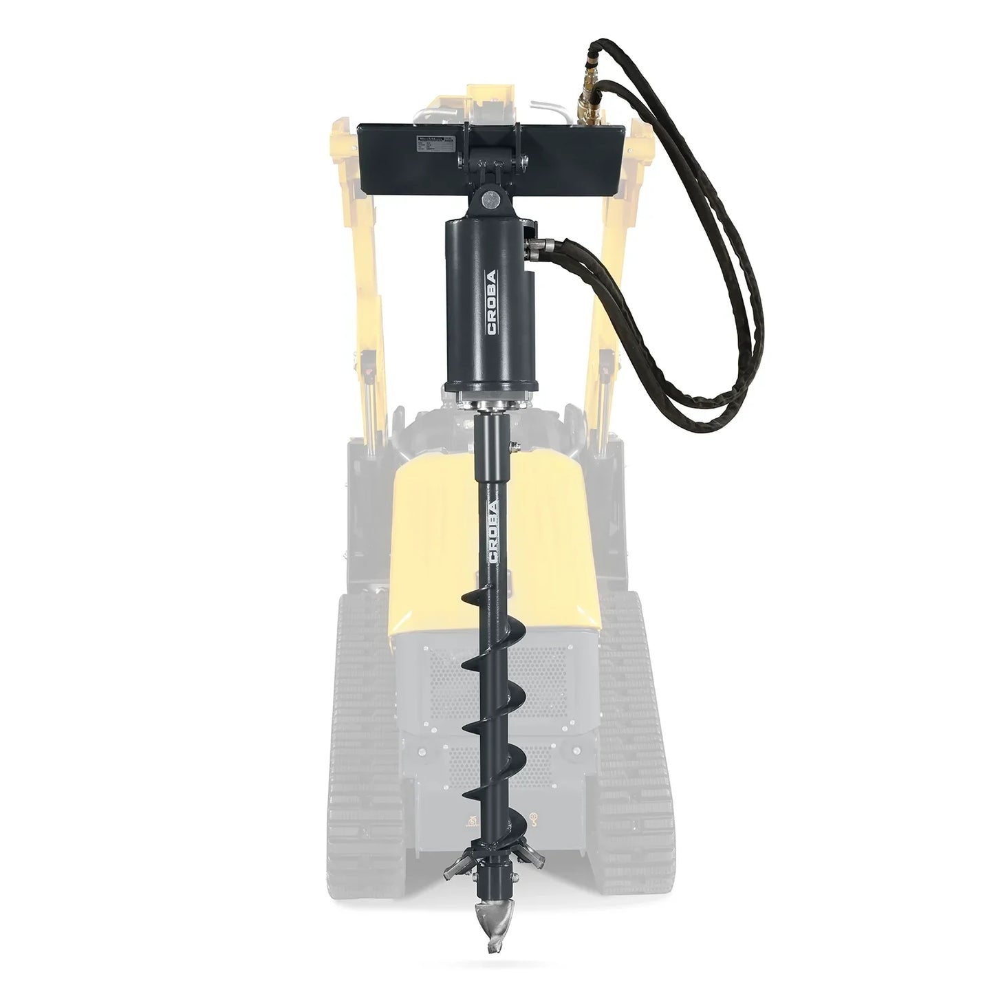 MechMaxx 150506 Skid Steer Auger Mini Drive Auger with 6" 9" 12" Dia Auger Bits New