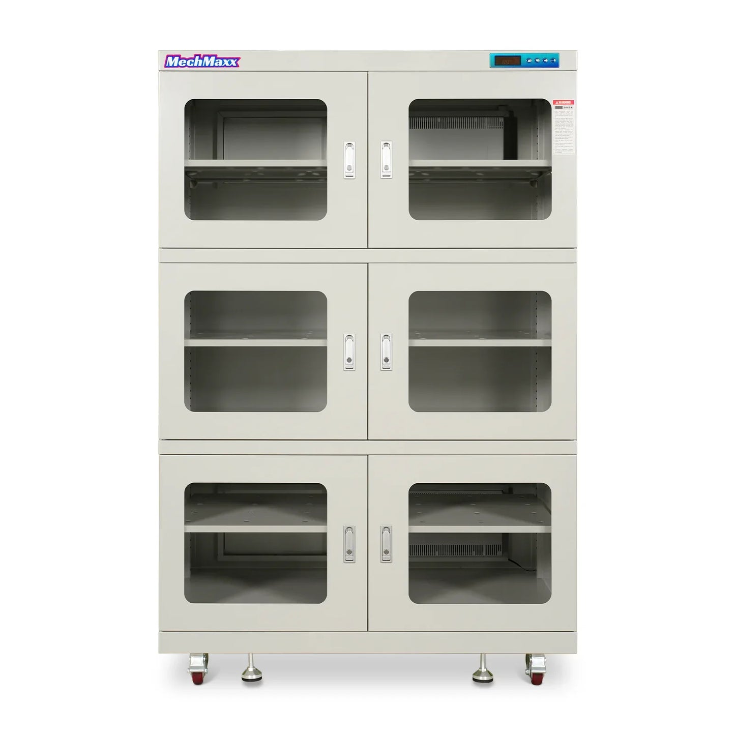 MechMaxx EDC1430AW-6 Desiccator Cabinet 1430L ESD Electronic Dry Cabinet 20-60% RH Low Humidity Storage White New