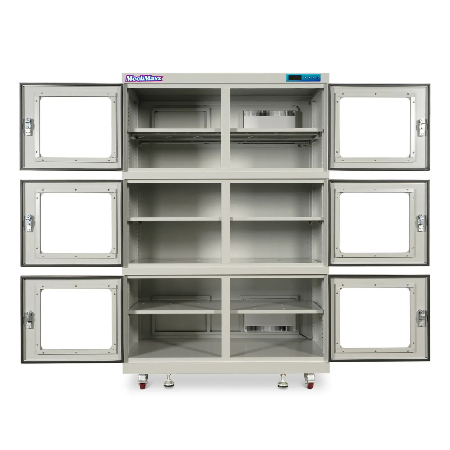 MechMaxx EDC1430AW-6 Desiccator Cabinet 1430L ESD Electronic Dry Cabinet 20-60% RH Low Humidity Storage White New