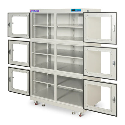 MechMaxx EDC1430AW-6 Desiccator Cabinet 1430L ESD Electronic Dry Cabinet 20-60% RH Low Humidity Storage White New