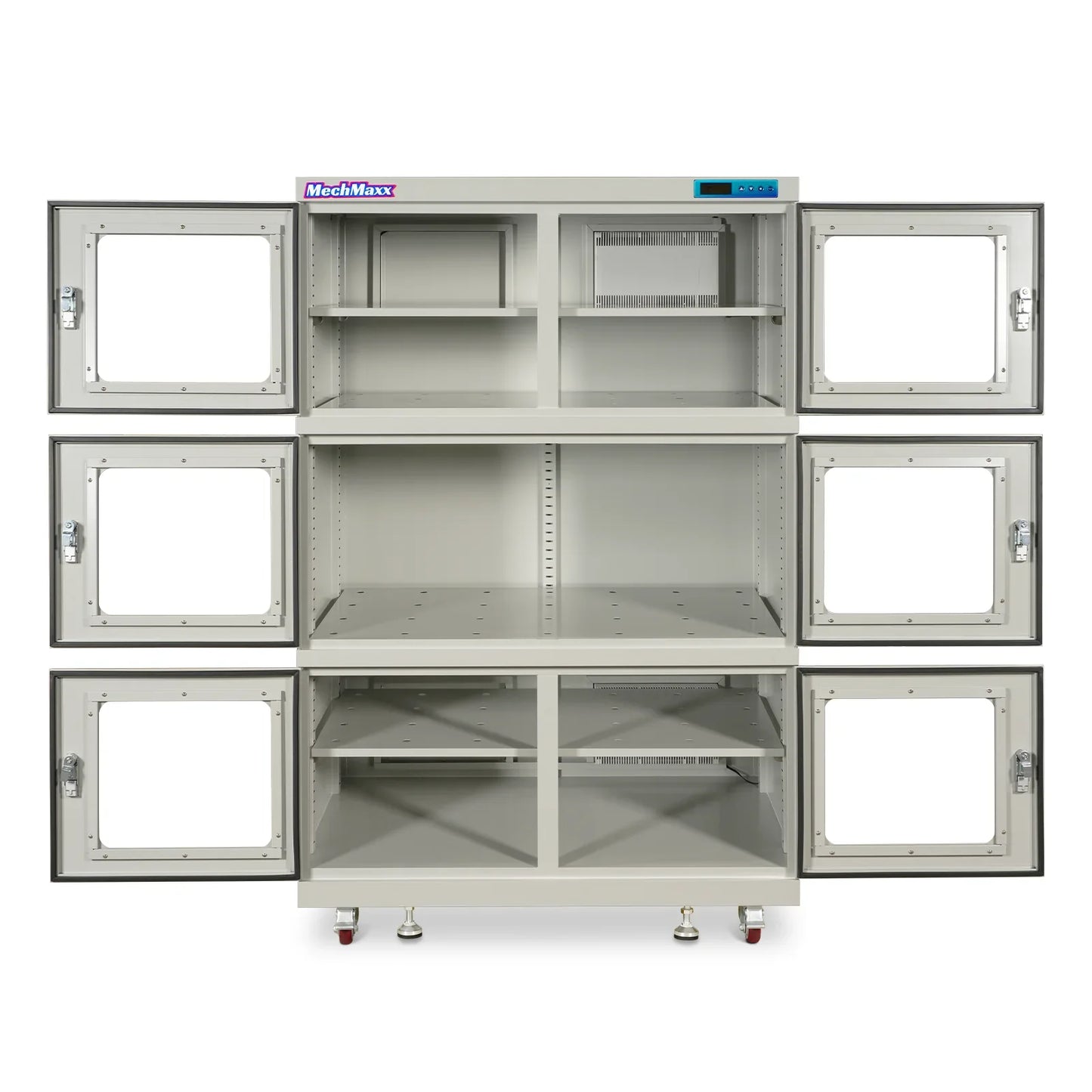 MechMaxx EDC1430AW-6 Desiccator Cabinet 1430L ESD Electronic Dry Cabinet 20-60% RH Low Humidity Storage White New