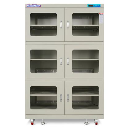 MechMaxx EDC1430CW-6 Desiccator Cabinet 1430L ESD Electronic Dry Cabinet 1-10% RH Ultra-Low Humidity Storage White New
