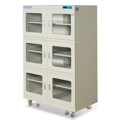 MechMaxx EDC1430CW-6 Desiccator Cabinet 1430L ESD Electronic Dry Cabinet 1-10% RH Ultra-Low Humidity Storage White New