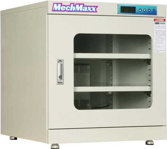 MechMaxx EDC210AW Desiccator Cabinet 210L ESD Electronic Dry Cabinet 20-60% RH Low Humidity Storage White New