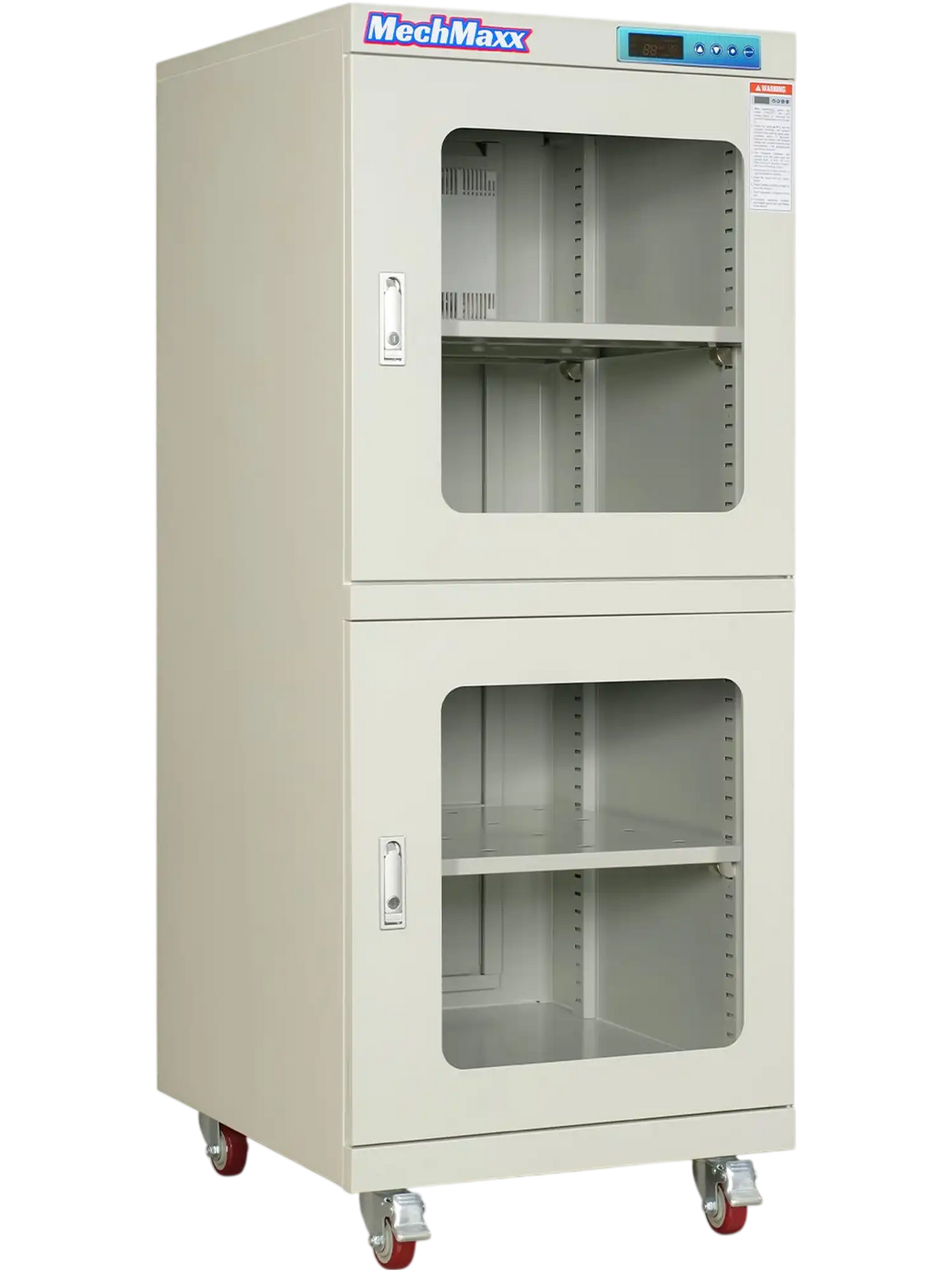 MechMaxx EDC540AW Desiccator Cabinet 540L ESD Electronic Dry Cabinet Low Humidity Storage 20-60% RH White New