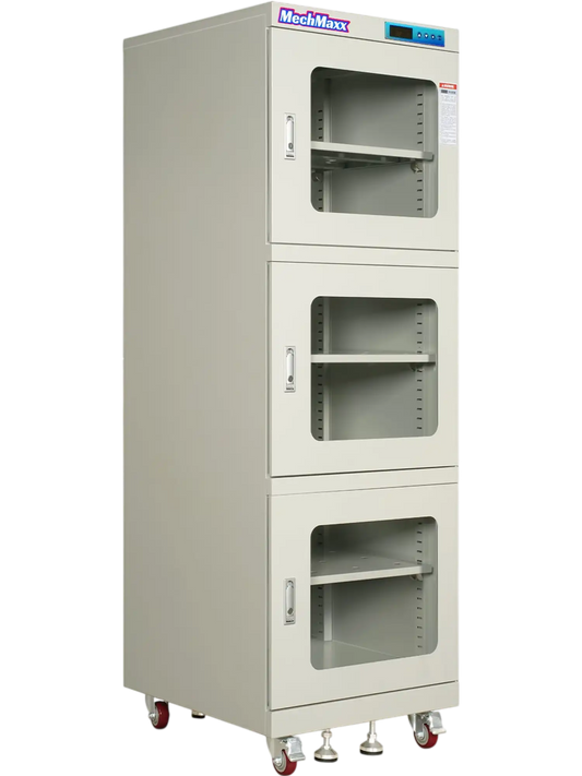 MechMaxx EDC730CW Desiccator Cabinet 1-10% RH Electronic Dry 730L ESD Ultra-Low Humidity Storage White New