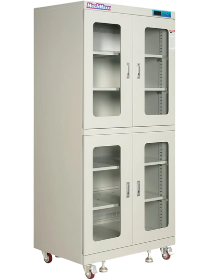 MechMaxx EDC880CW Desiccator Cabinet 1-10% RH Electronic Dry Cabinet 880L ESD Ultra-Low Humidity Storage White New