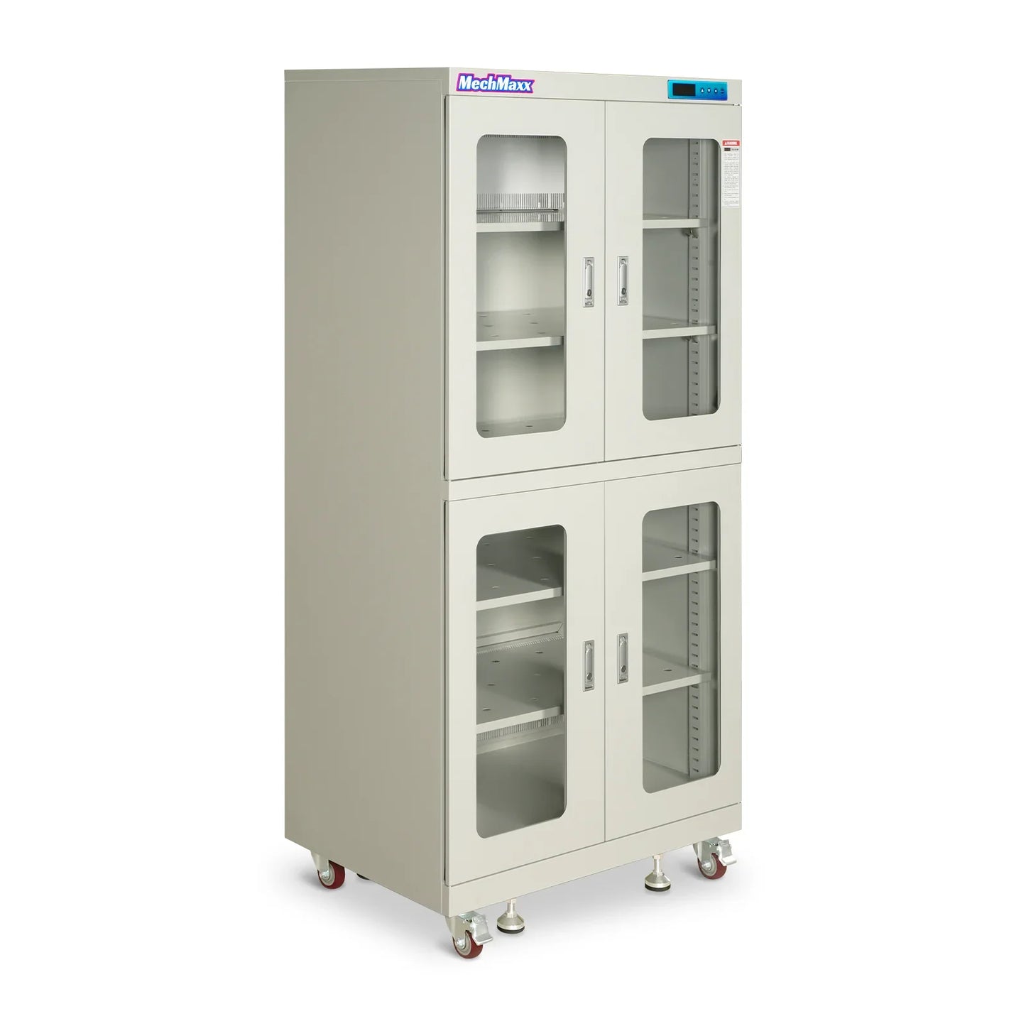 MechMaxx EDC880AW Desiccator Cabinet 880L ESD Electronic Dry Cabinet 20-60% RH Low Humidity Storage White New