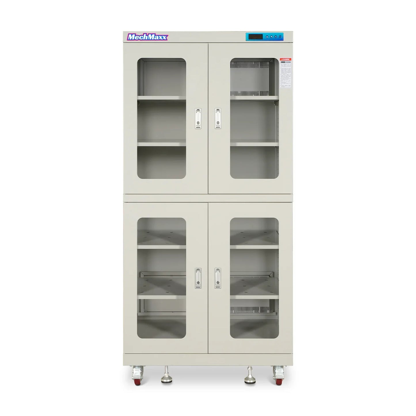 MechMaxx EDC880AW Desiccator Cabinet 880L ESD Electronic Dry Cabinet 20-60% RH Low Humidity Storage White New