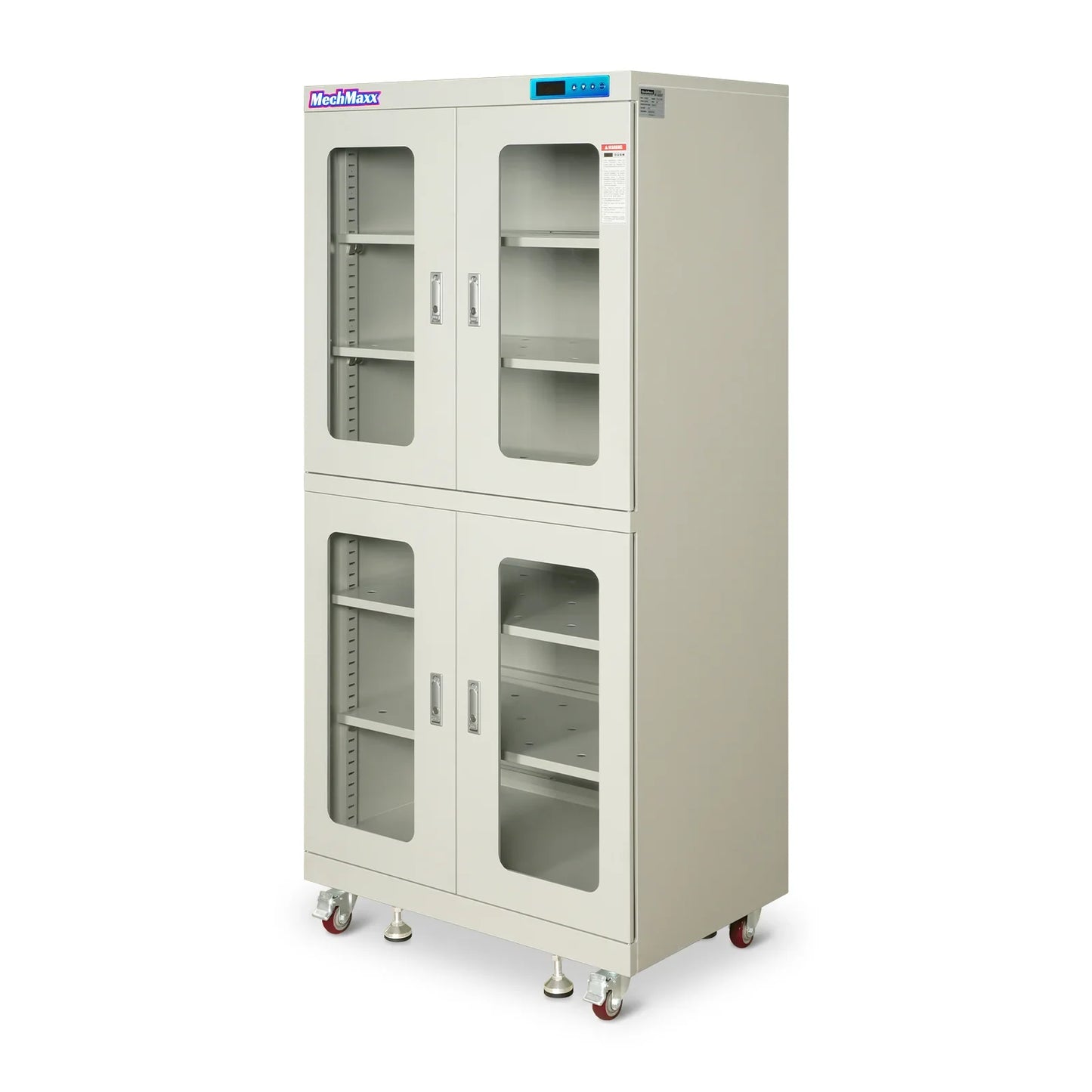 MechMaxx EDC880AW Desiccator Cabinet 880L ESD Electronic Dry Cabinet 20-60% RH Low Humidity Storage White New