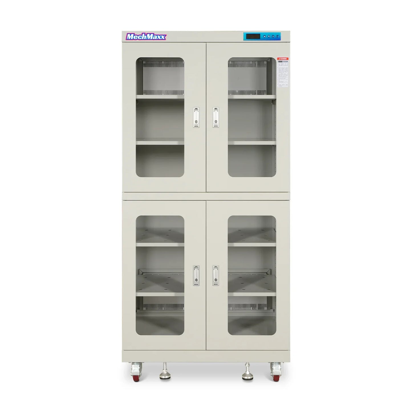 MechMaxx EDC880CW Desiccator Cabinet 1-10% RH Electronic Dry Cabinet 880L ESD Ultra-Low Humidity Storage White New