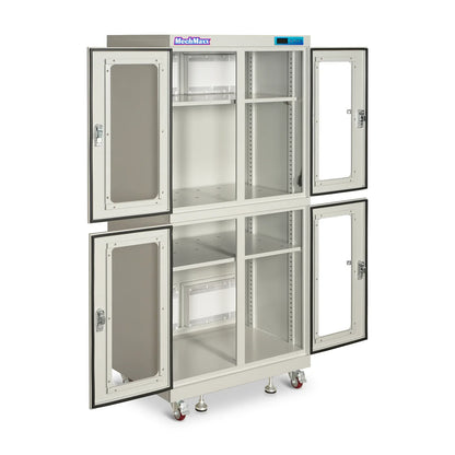 MechMaxx EDC880CW Desiccator Cabinet 1-10% RH Electronic Dry Cabinet 880L ESD Ultra-Low Humidity Storage White New