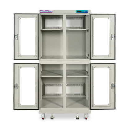 MechMaxx EDC880CW Desiccator Cabinet 1-10% RH Electronic Dry Cabinet 880L ESD Ultra-Low Humidity Storage White New