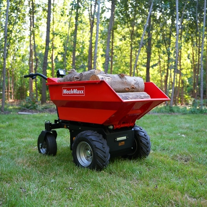 MechMaxx E50 Mini Dumper 1100 lbs Loading Battery Powered Barrow Electric 1000W 48V Brushless DC Motor New