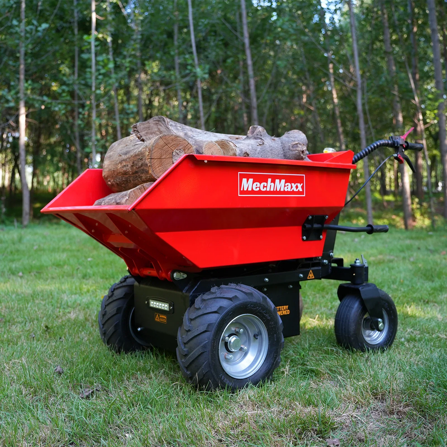 MechMaxx E50 Mini Dumper 1100 lbs Loading Battery Powered Barrow Electric 1000W 48V Brushless DC Motor New