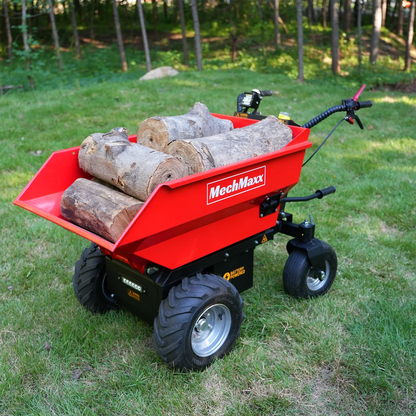 MechMaxx E50 Mini Dumper 1100 lbs Loading Battery Powered Barrow Electric 1000W 48V Brushless DC Motor New