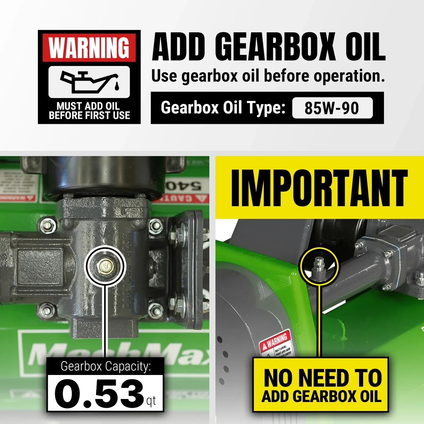 MechMaxx EFS 60 Flail Mower 60" Light-Duty 3 Point PTO Driven 15-35HP New