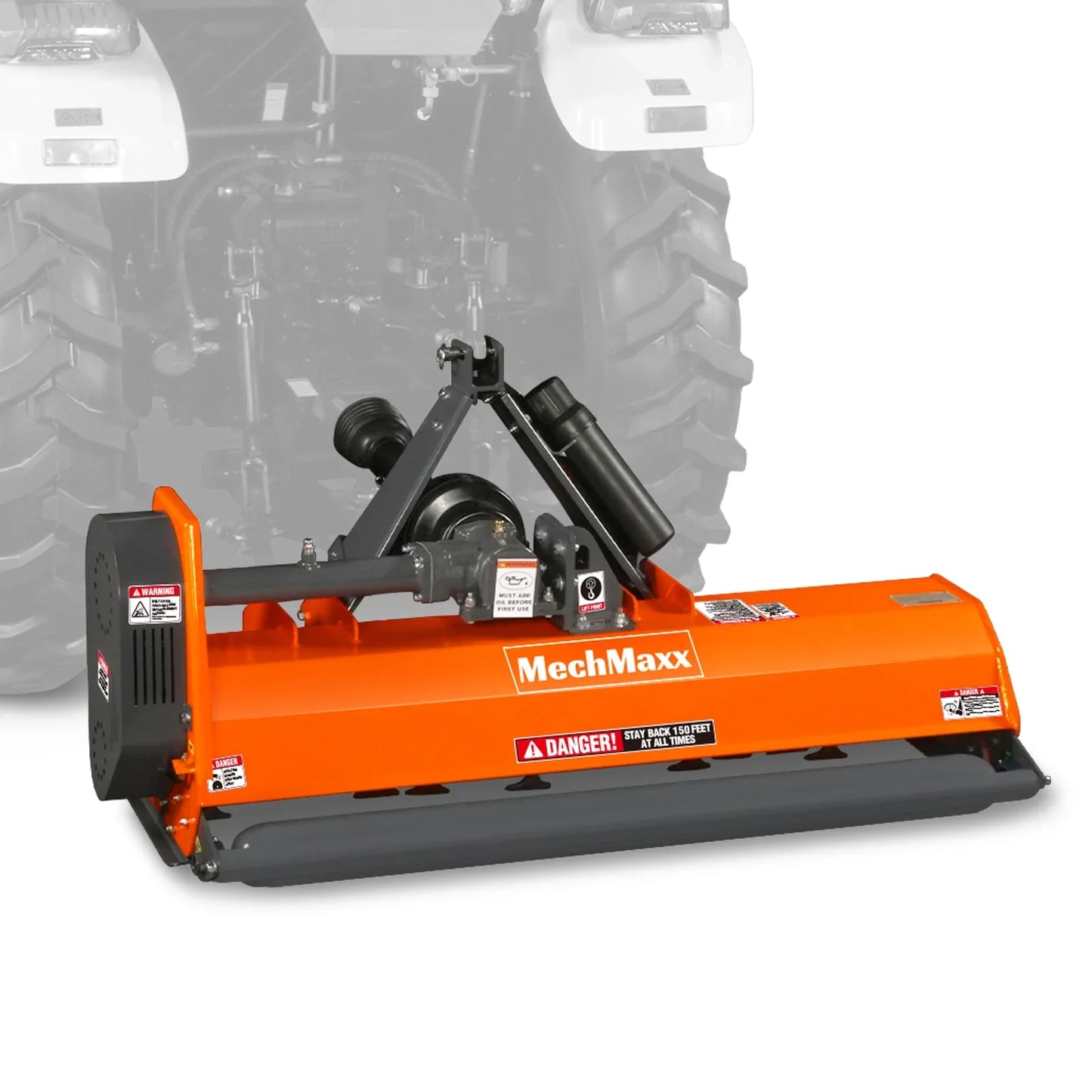 MechMaxx EFS 60 Flail Mower 60" Light-Duty 3 Point PTO Driven 15-35HP New