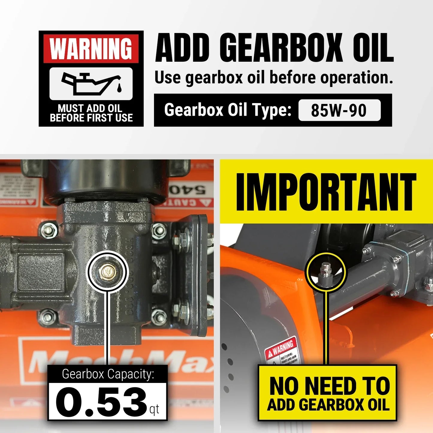 MechMaxx EFS 60 Flail Mower 60" Light-Duty 3 Point PTO Driven 15-35HP New