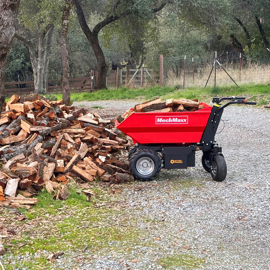 MechMaxx EH50 Mini Dumper 1100 lbs Loading 1000W 48V Battery Powered Hydraulic Tipping Dump Cart New