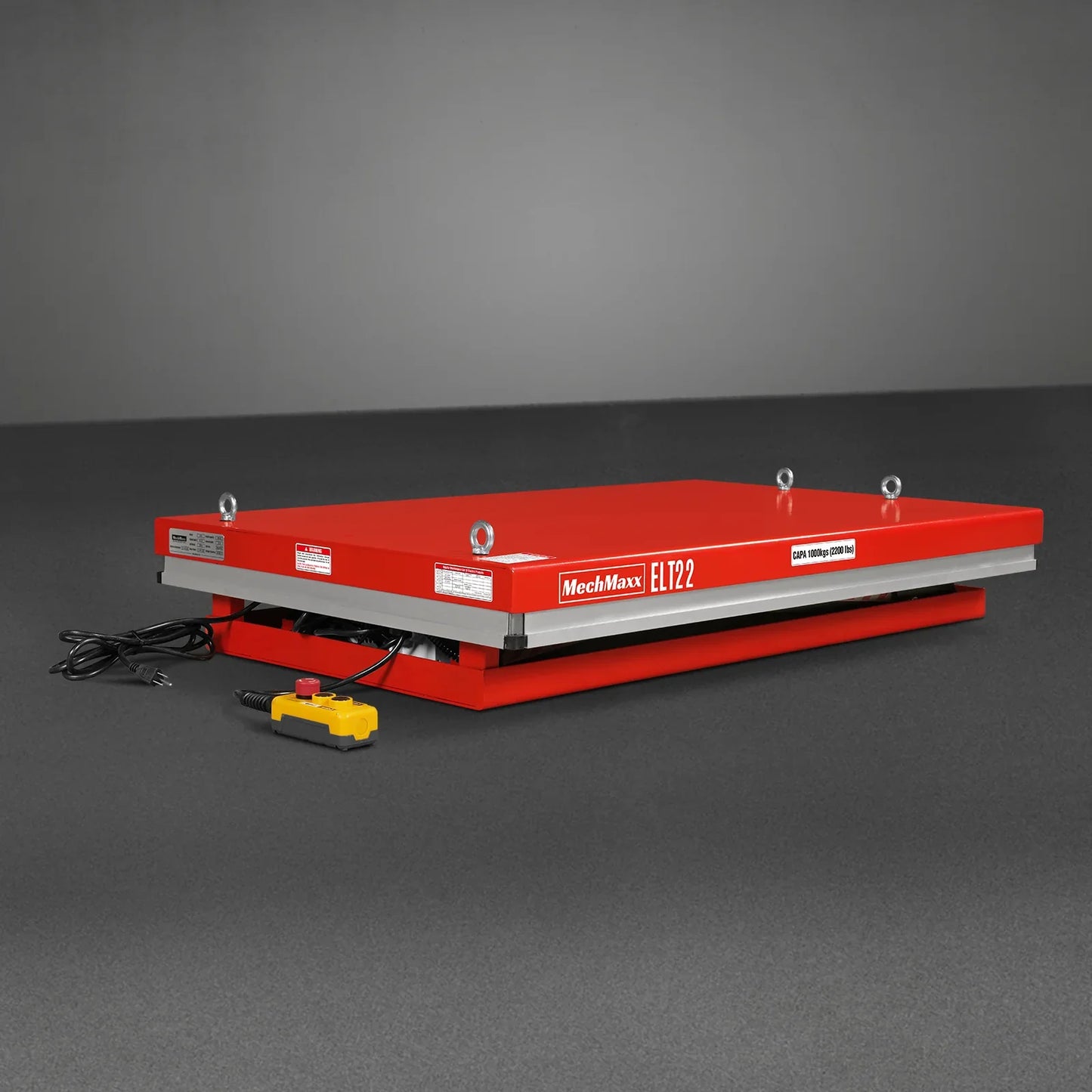 MechMaxx ELT22 Lift Table 2200 lbs Capacity Electric Hydraulic 51.2" x 32.3" Platform 39.4" Lift Height UL Certified Motor New