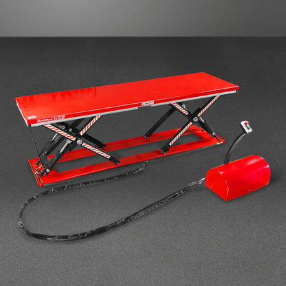 MechMaxx ELT33P Lift Table Stationary Electric Hydraulic Parallel Double Scissor 3300 lbs Capacity 108.3" x 31.5" Platform 33.9" Lift Height UL Certified Motor New