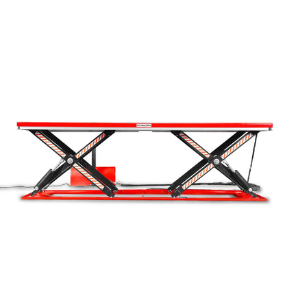 MechMaxx ELT33P Lift Table Stationary Electric Hydraulic Parallel Double Scissor 3300 lbs Capacity 108.3" x 31.5" Platform 33.9" Lift Height UL Certified Motor New