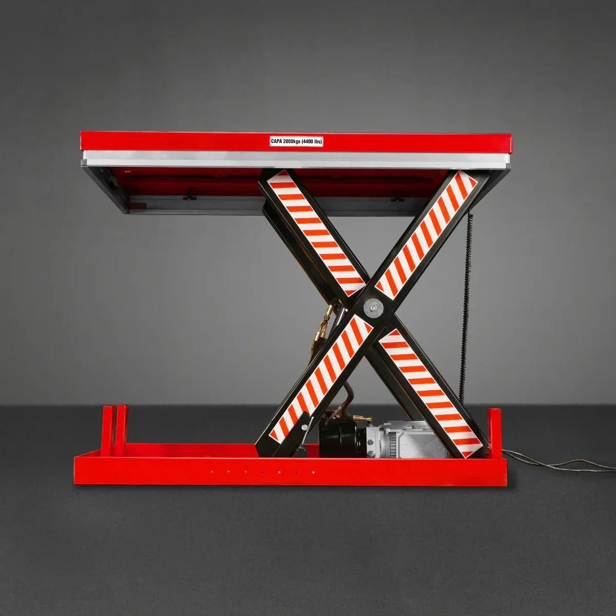 MechMaxx ELT44 Lift Table 4400 lbs Capacity Stationary Powered Hydraulic 51.2" x 33.5" Platform 41.3" Lift Height UL Certified Motor New