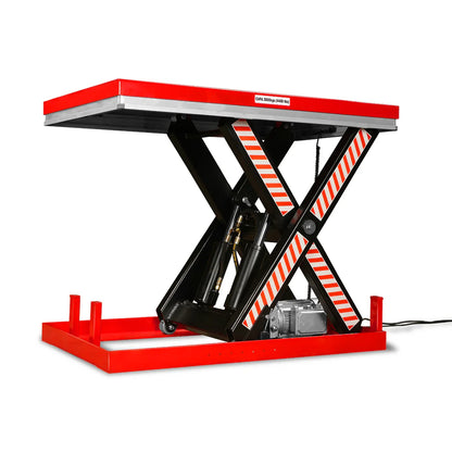 MechMaxx ELT44 Lift Table 4400 lbs Capacity Stationary Powered Hydraulic 51.2" x 33.5" Platform 41.3" Lift Height UL Certified Motor New