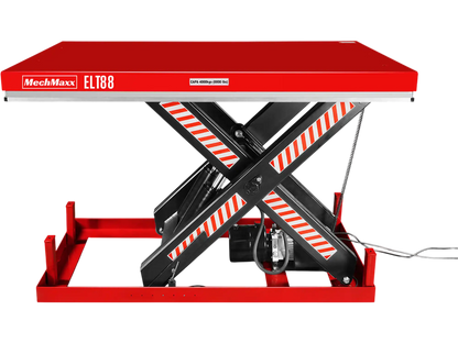 MechMaxx ELT88 Lift Table 8800 lbs Capacity Stationary Hydraulic 66.9" x 47.2" Platform 43.3" Height UL Certified Motor New