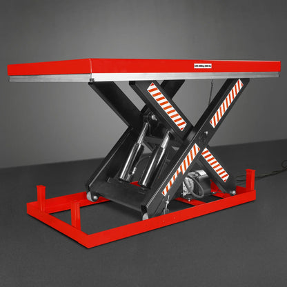 MechMaxx ELT88 Lift Table 8800 lbs Capacity Stationary Hydraulic 66.9" x 47.2" Platform 43.3" Height UL Certified Motor New